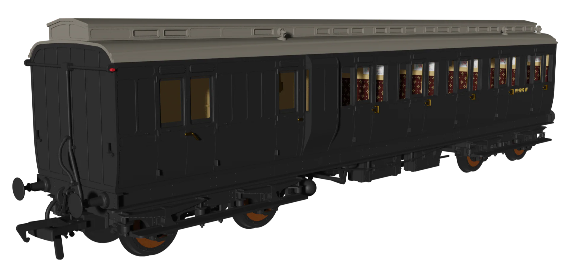 'Evolution' 48' BR Engineers Non-Corridor Carriage Brake Third No.W9999W
