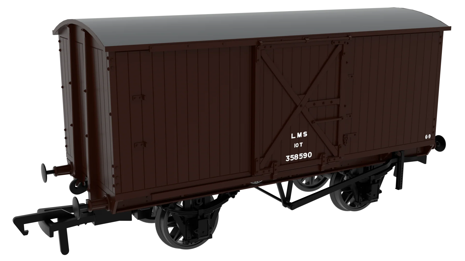 GCR Dia. 17B Van - No. 358590 LMS Bauxite (post-’36)