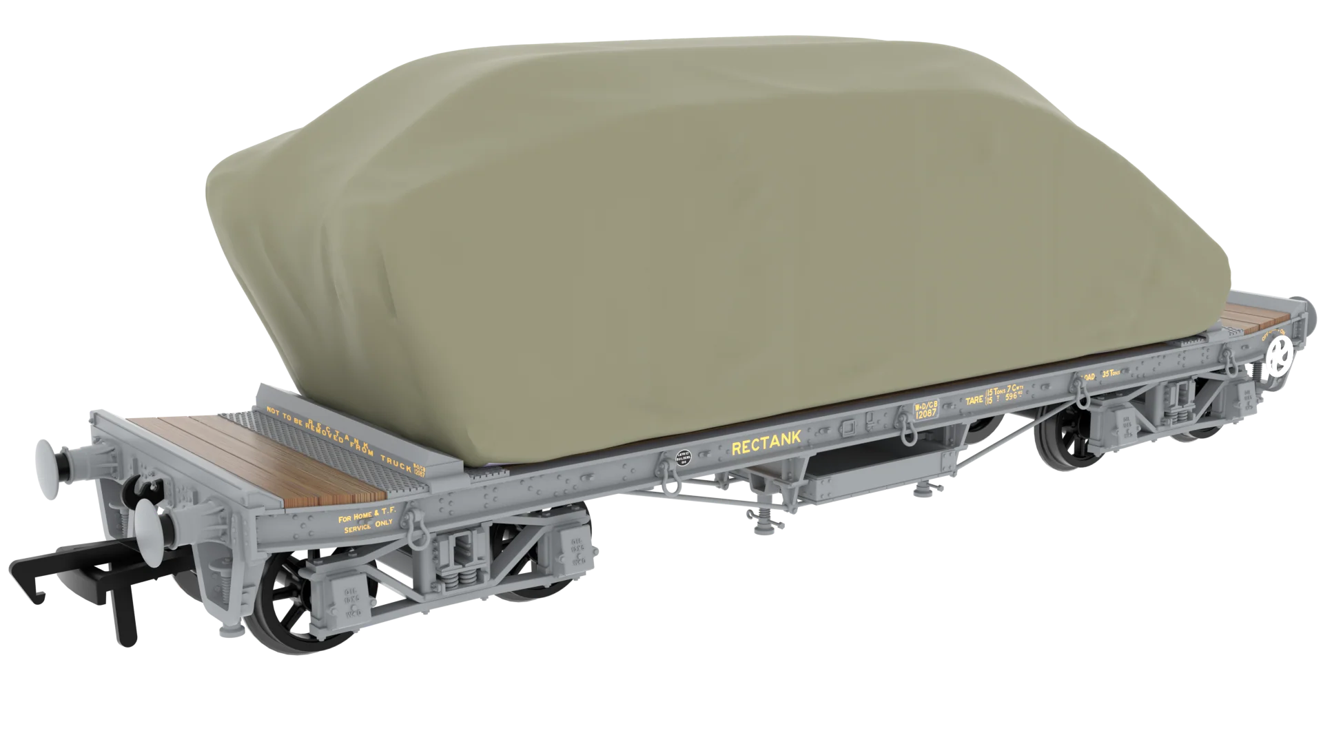 985004 WD 35T Rectank No.12087 Grey (Tank Load)