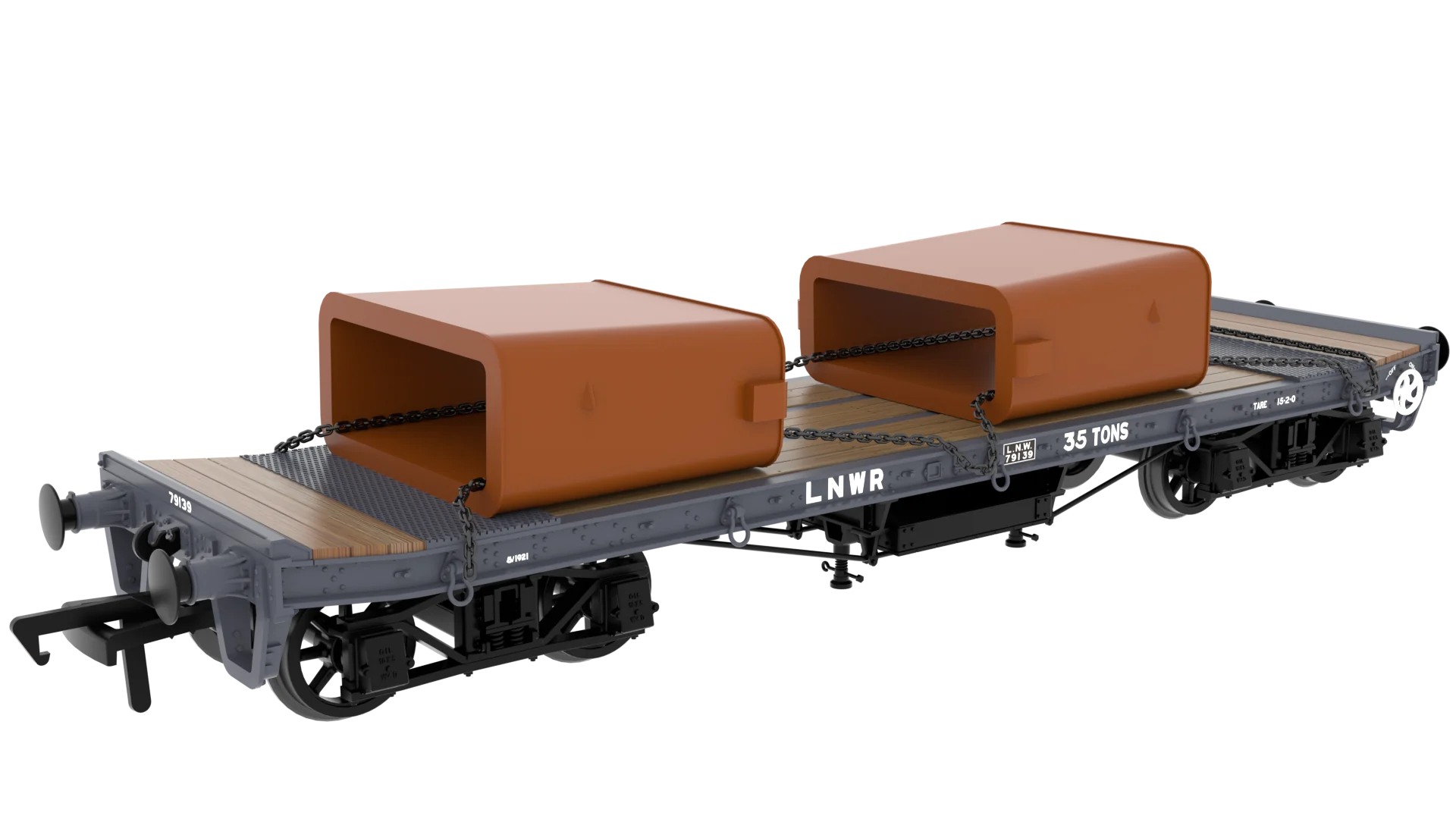 985005 WD 35T Rectank No.79139 LNWR Grey (Mould Load)