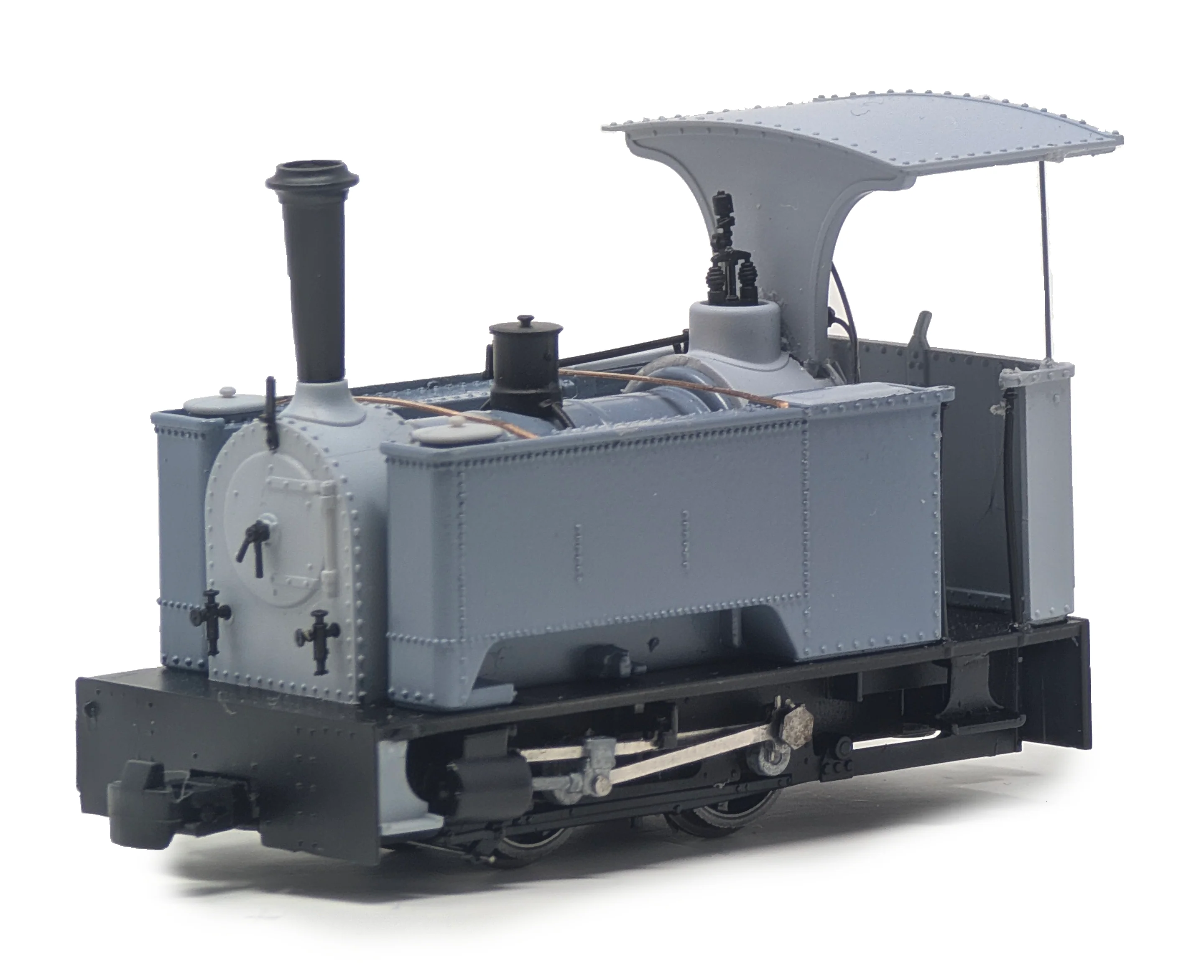 Sirdar Class 0-4-0 Kerr, Stuart & Co. Long-Tank Lined Blue Steam Locomotive - Image 4
