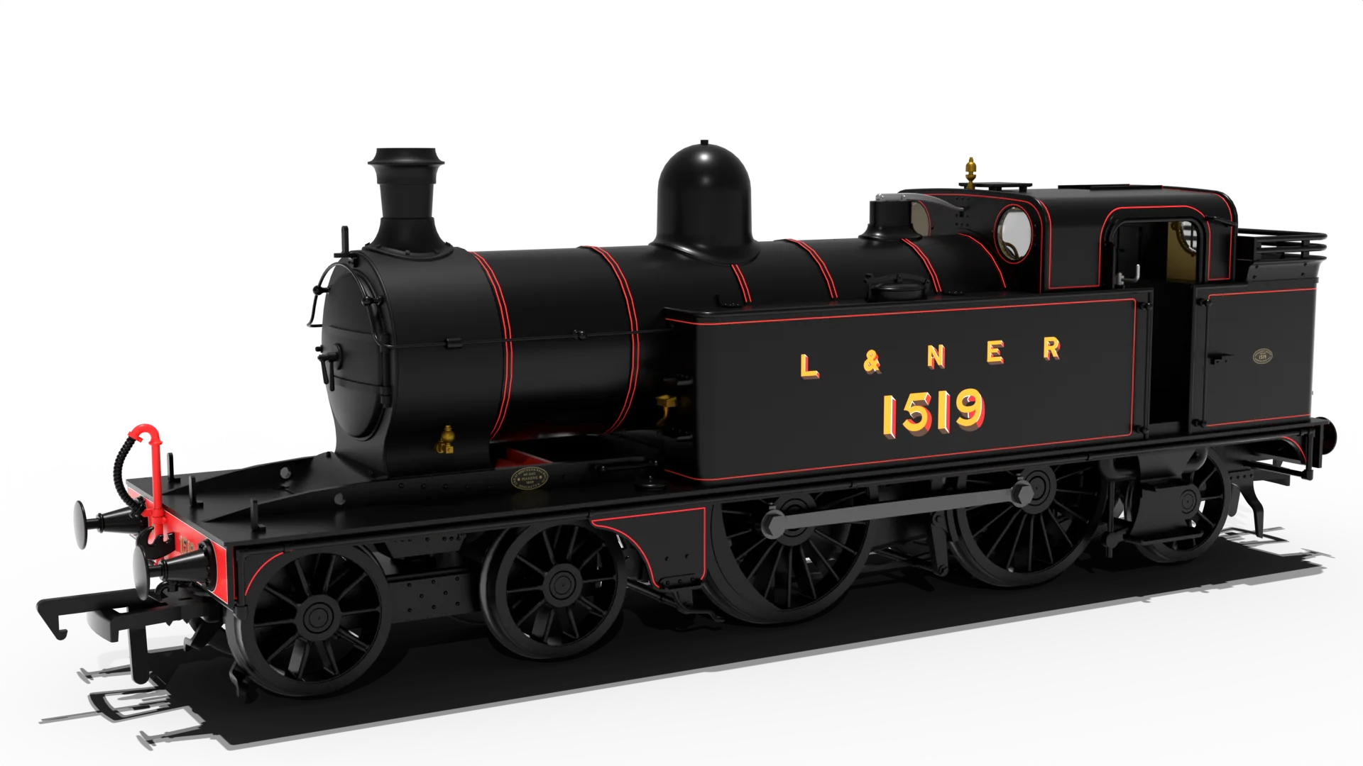 LNER C12 Tank No.1519 L&NER Lined Black Steam Locomotive - DCC Sound