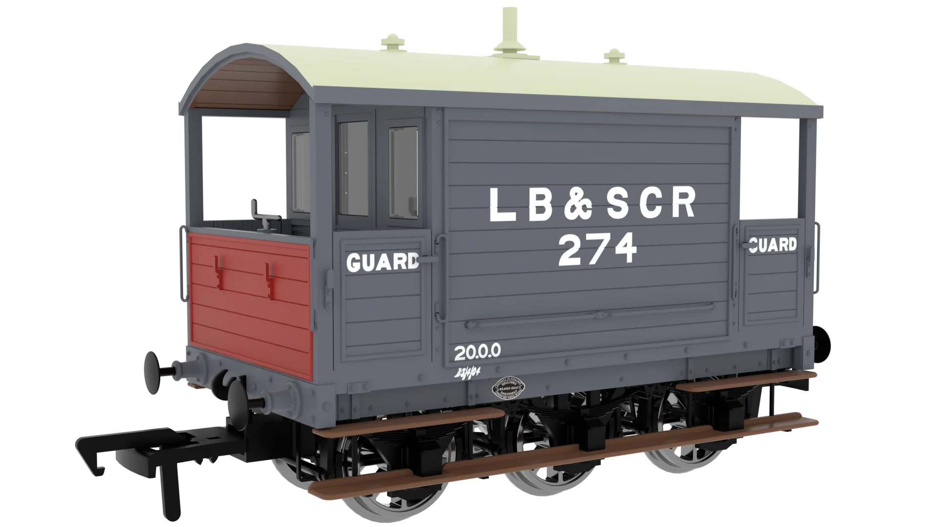 LBSC 6 Wheel Brake Van - LB&SCR No.274