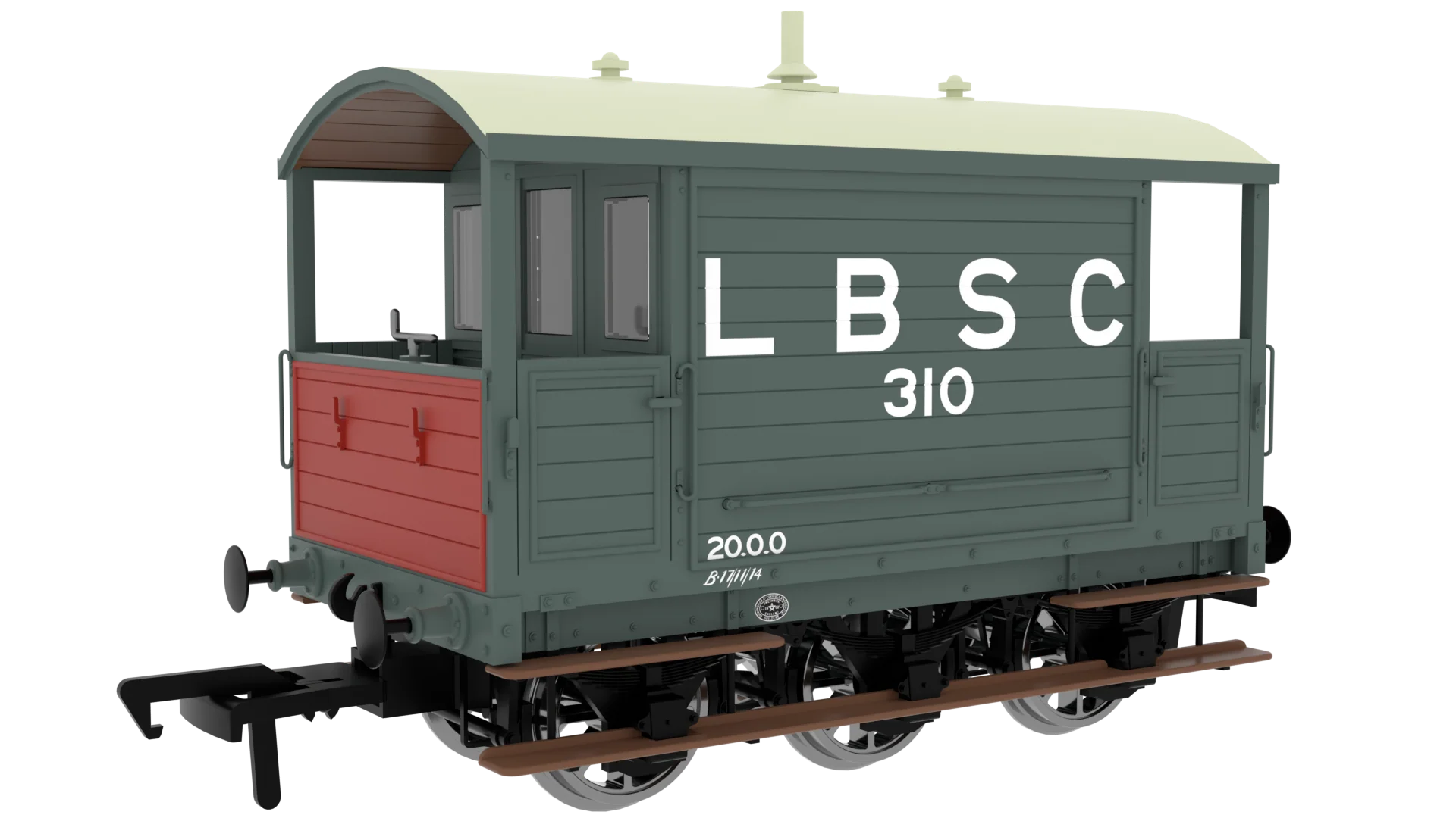 LBSC 6 Wheel Brake Van - LBSC No.310