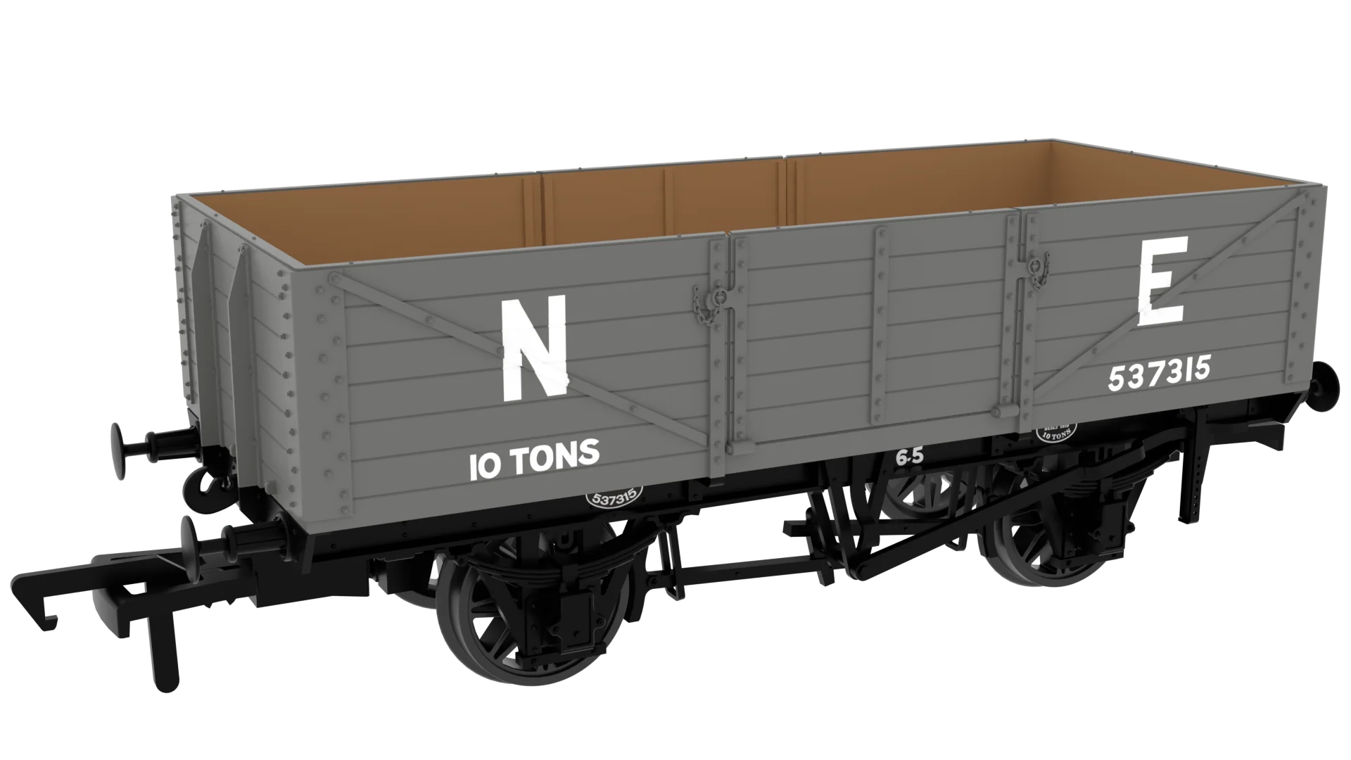 GCR Dia. 9A/9B 6-Plank - No. 537315 LNER Grey (pre-’36)
