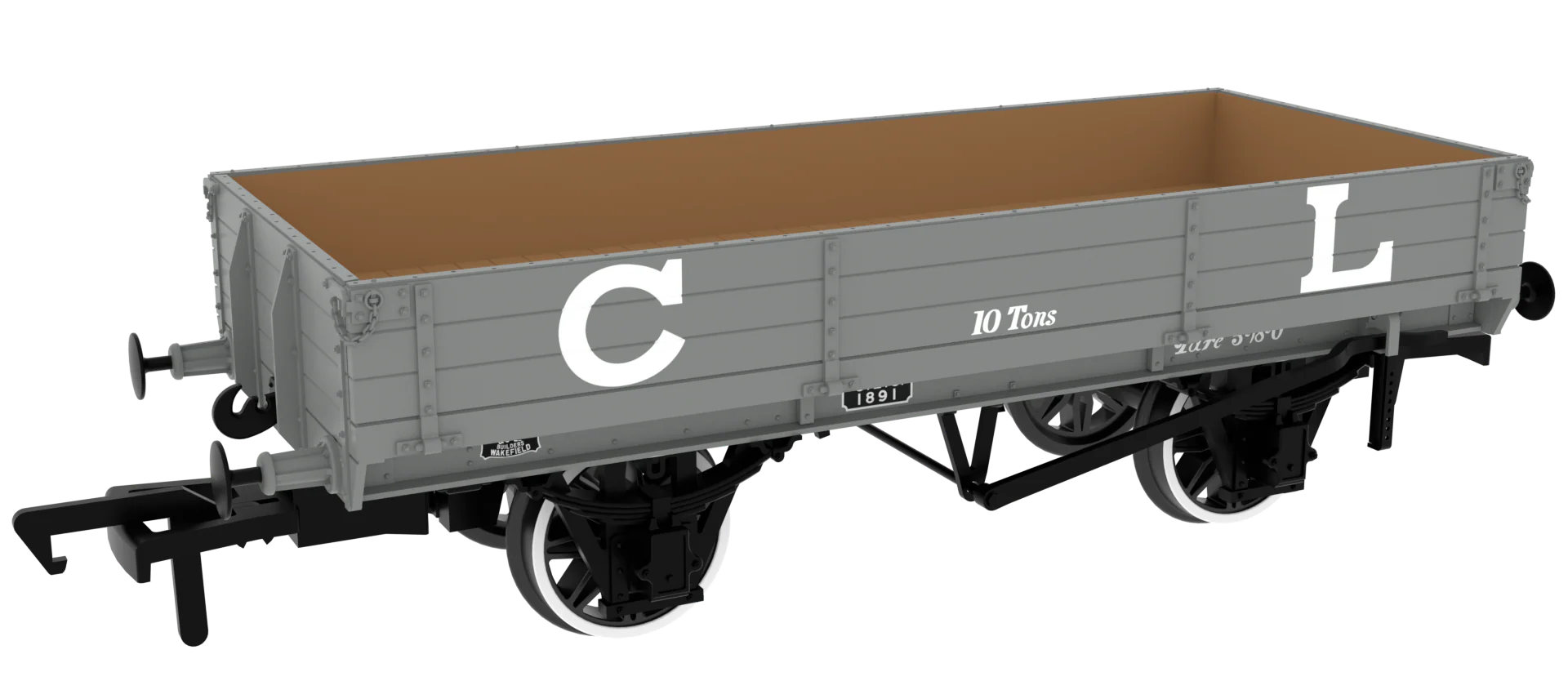 GCR Dia. 6C 3-Plank Open - No. 1891 CLC Grey