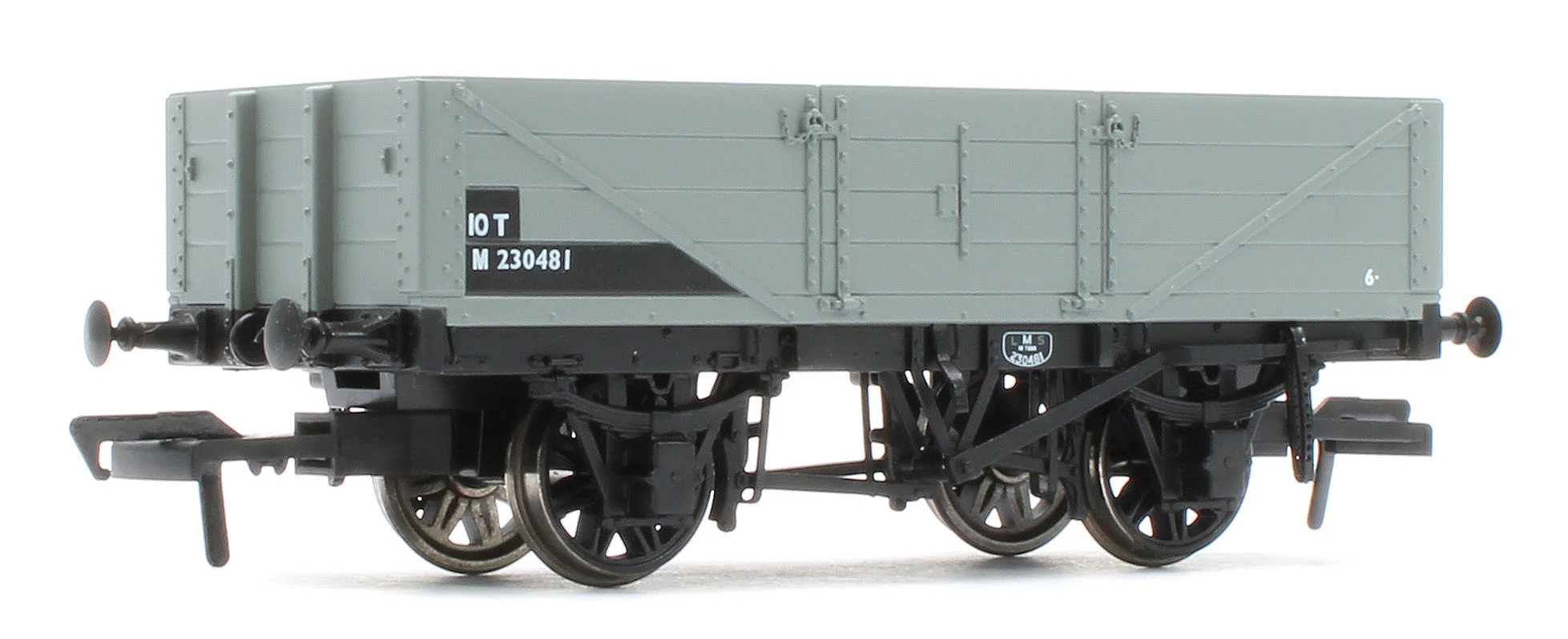 950010 LNWR D84 4-Plank Open BR Grey No.M230481 - Image 3