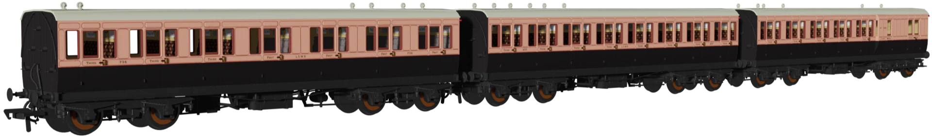 978101 ‘Evolution’ 48’ London and South Western Railway Salmon and Brown No.1225, 237 & 736 Triple Pack