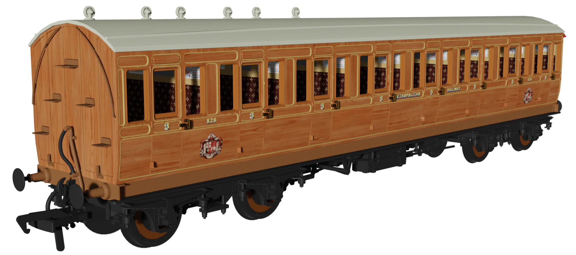 978121 ‘Evolution’ 48’ Metropolitan Railway Teak Third No.626