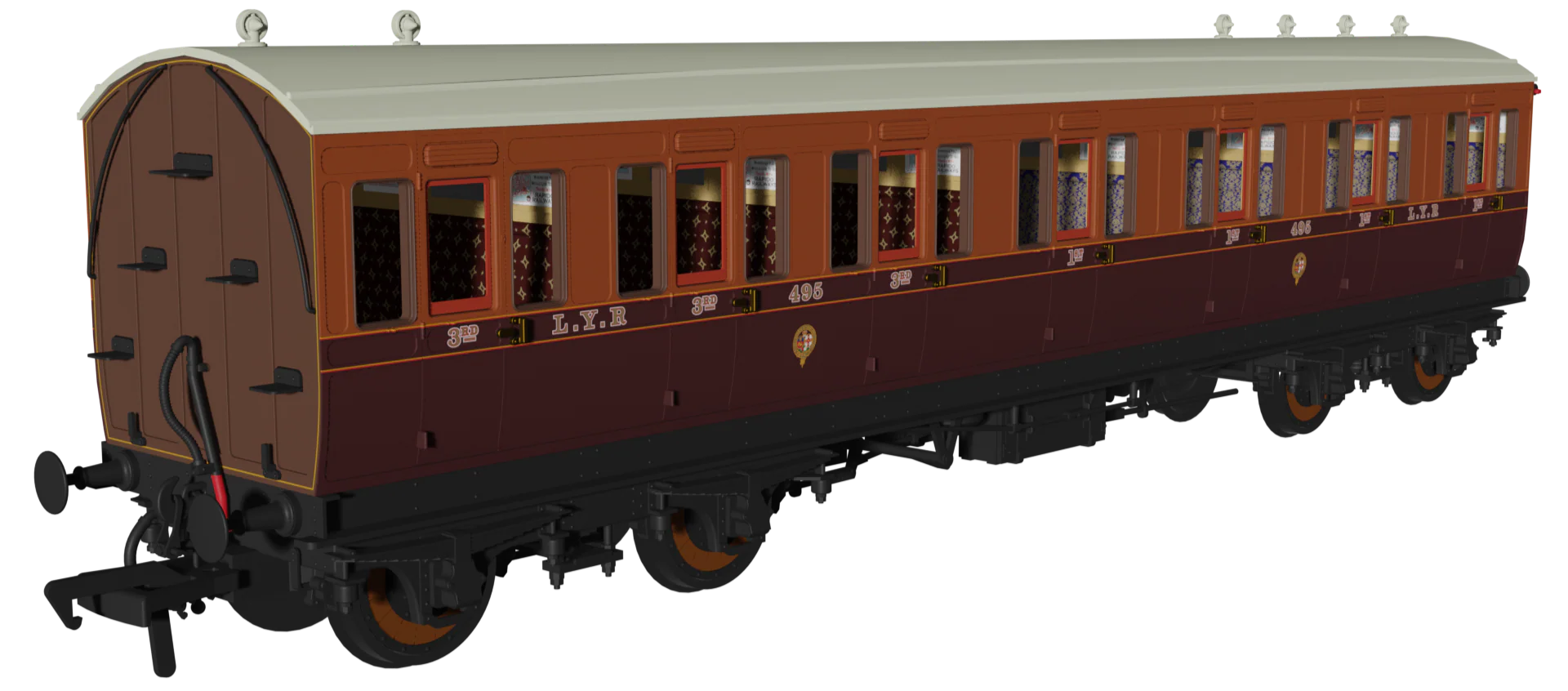 978137 ‘Evolution’ 48’ Lancashire and Yorkshire Railway Brown & Umber No.1472, 2006 & 495 Triple Pack - Image 4