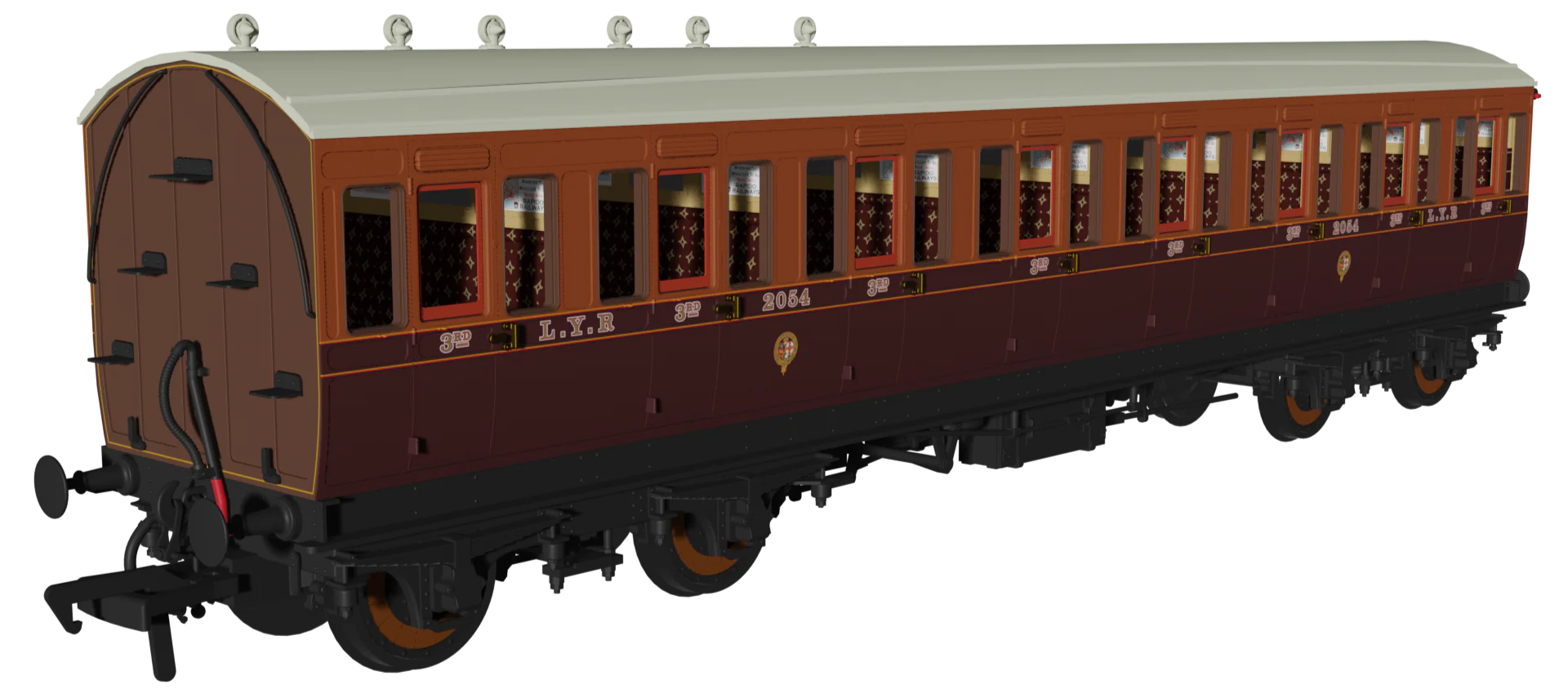 978139 ‘Evolution’ 48’ Lancashire and Yorkshire Railway Brown & Umber Third No.2054