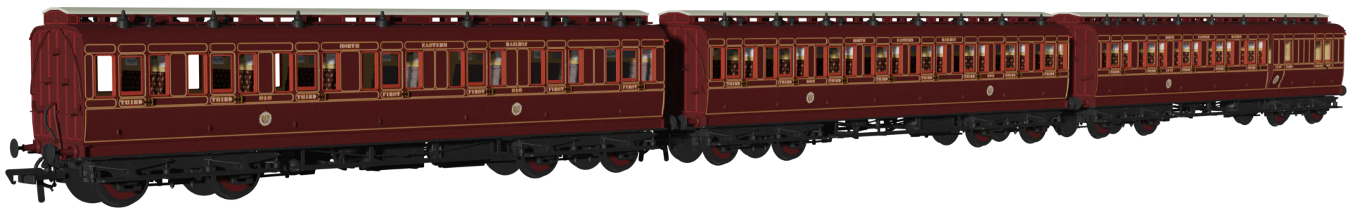 978149 ‘Evolution’ 48’ North Eastern Railway Crimson Lake No.1347, 603 & 818 Triple Pack