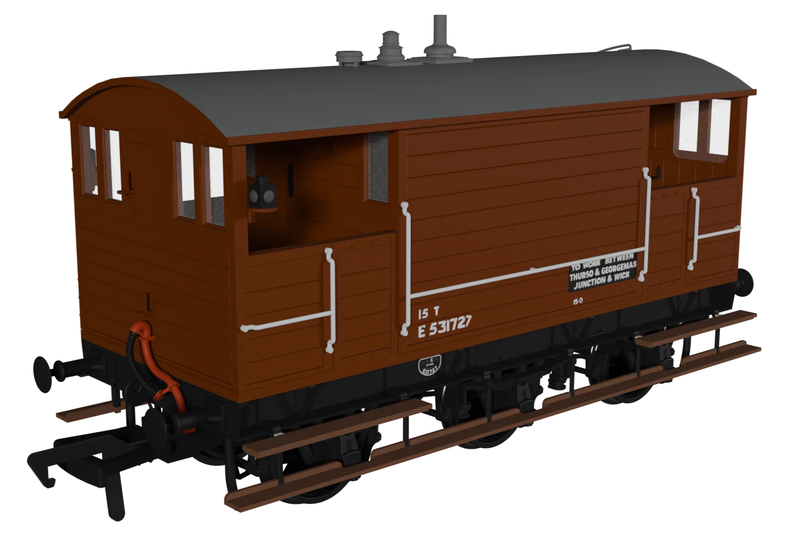 975012 GCR 15T 6w Brake - BR Bauxite No.E531727
