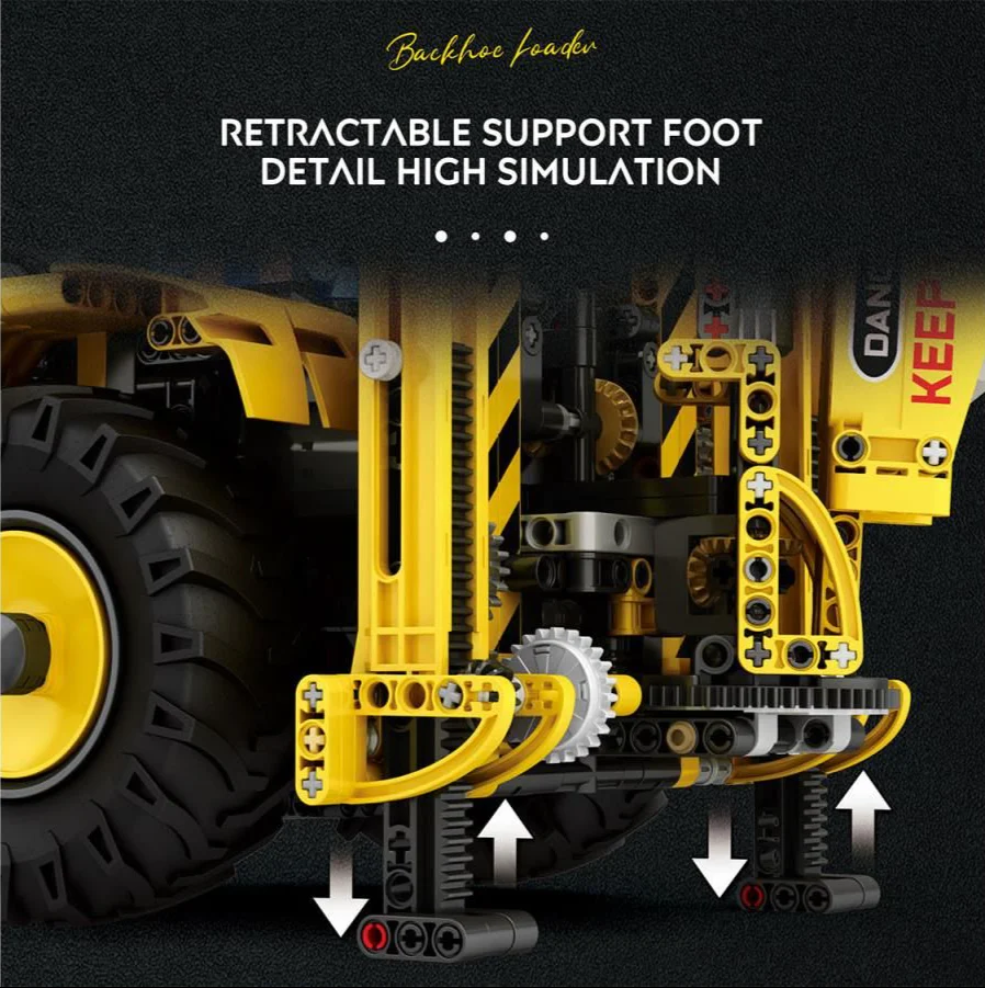 RC Multi Purpose Construction Vehicle 2466pc Set - Image 4