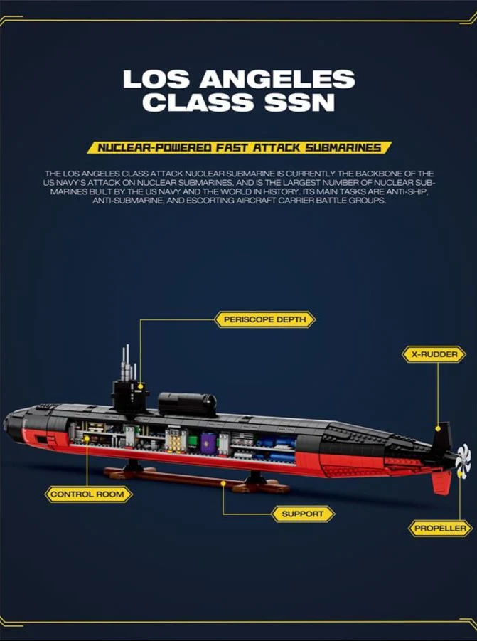 American Submarine 2988pc Construction Set - Image 2