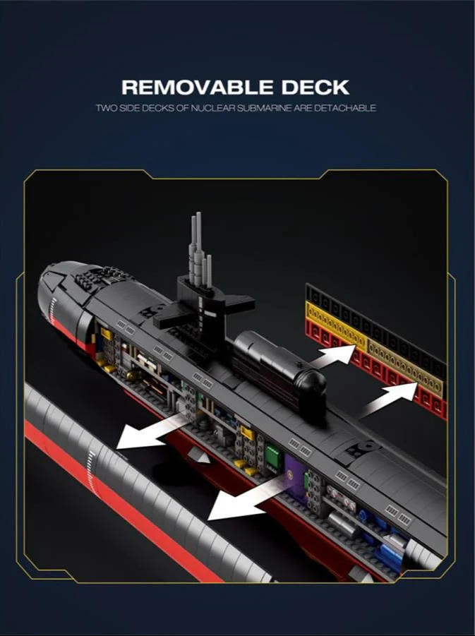 American Submarine 2988pc Construction Set - Image 3