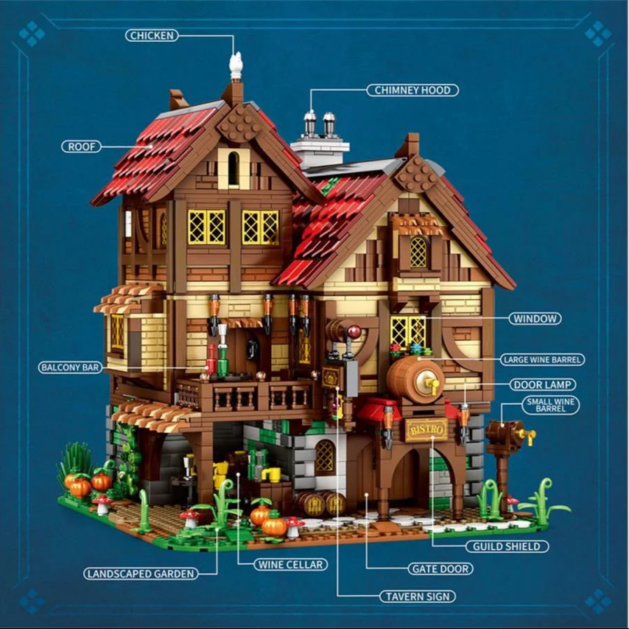Medieval Bistro 2831pc Construction Set - Image 3