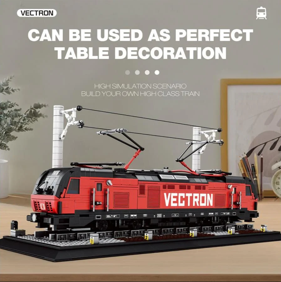 European Electric Locomotive 1889pc Construction Set - Image 3