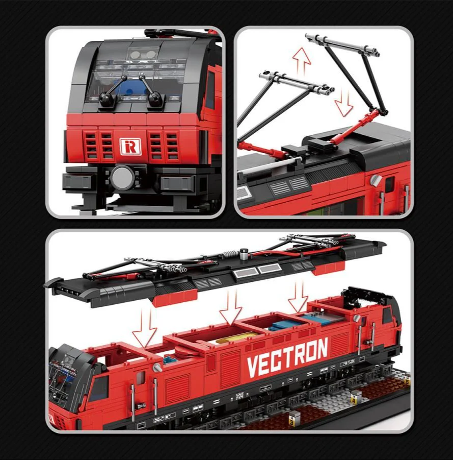 European Electric Locomotive 1889pc Construction Set - Image 5