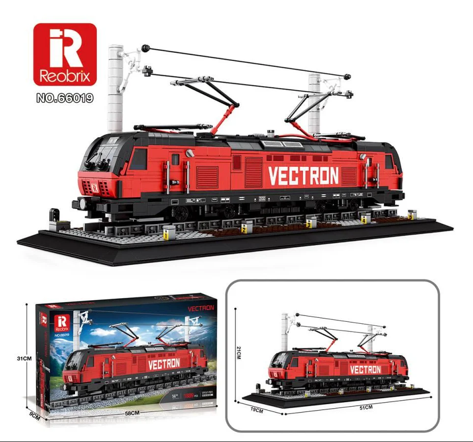 European Electric Locomotive 1889pc Construction Set - Image 6