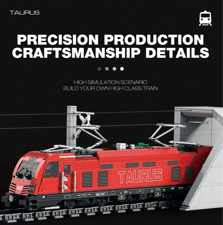 European Electric Locomotive 1939pc Construction Set - Image 4