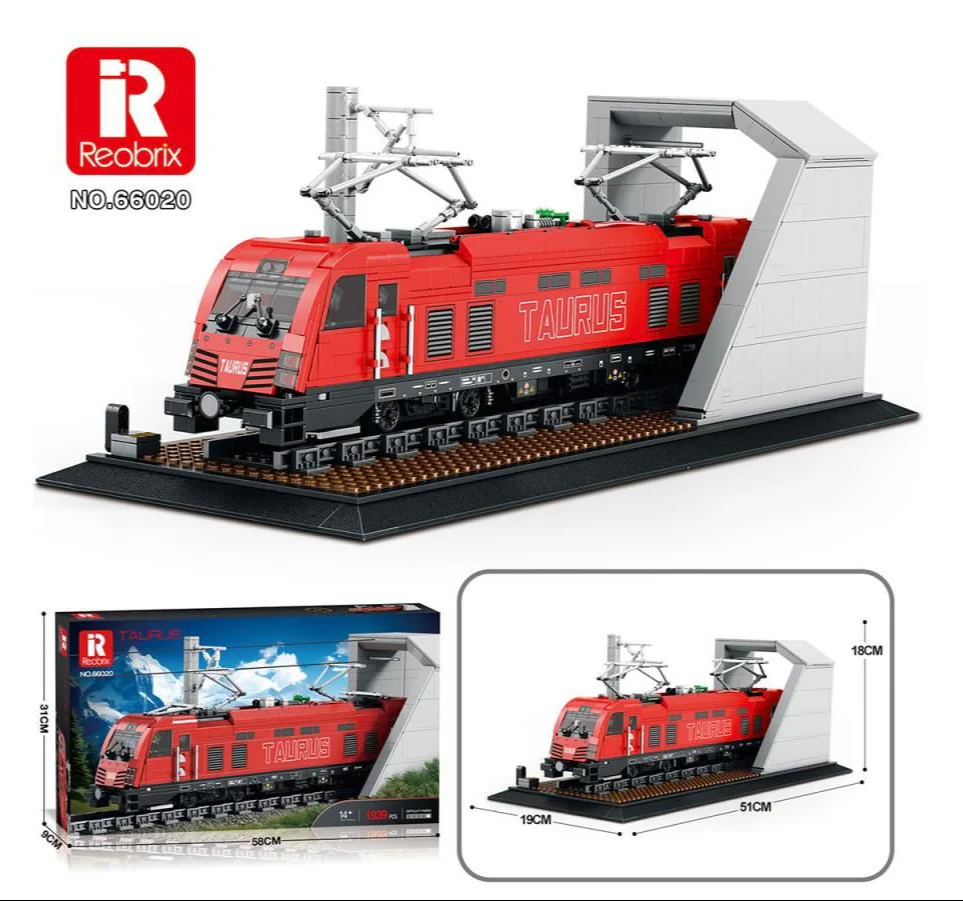European Electric Locomotive 1939pc Construction Set - Image 6