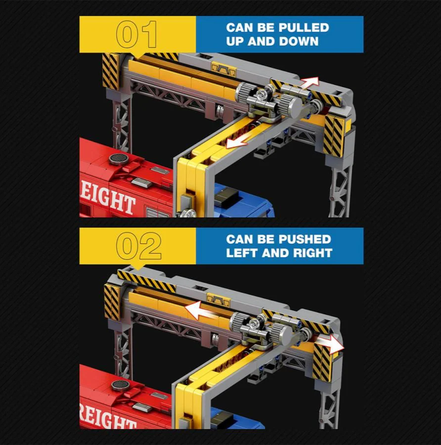 European Diesel Locomotive 1980pc Construction Set - Image 5