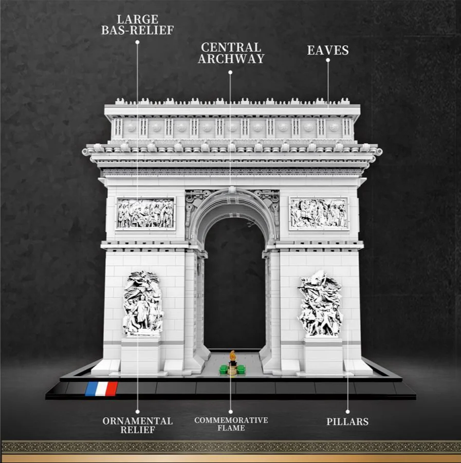 L'Arc de Triumphe 3718pc Construction Set - Image 5