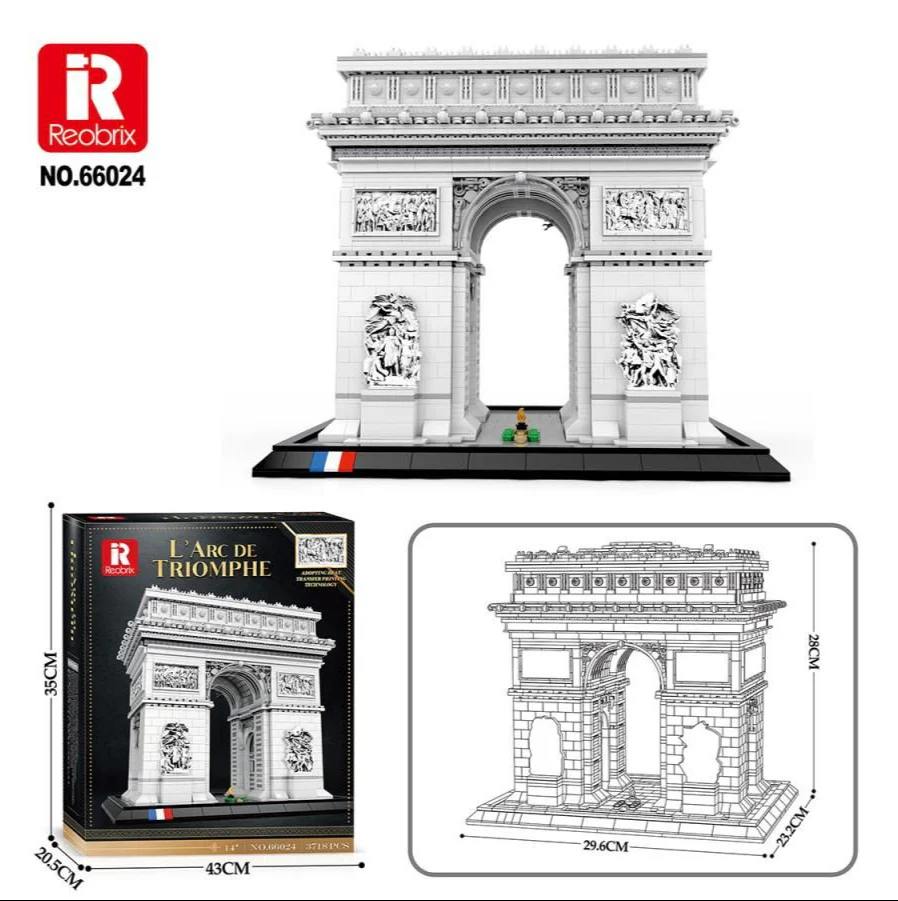 L'Arc de Triumphe 3718pc Construction Set - Image 7