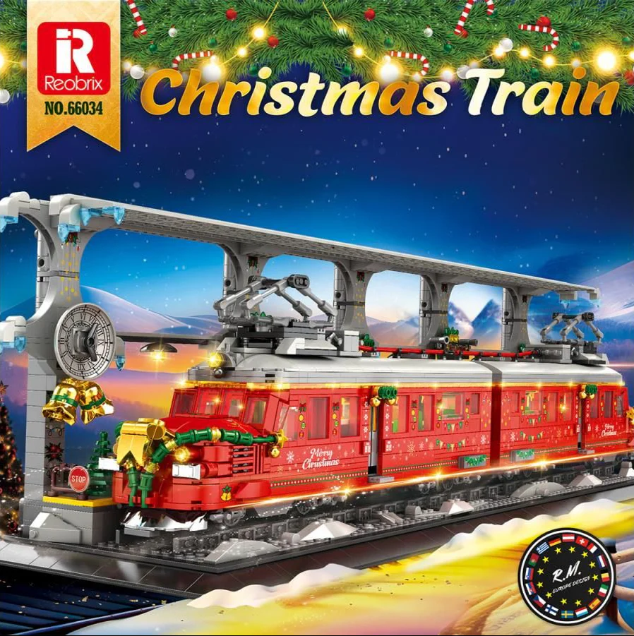 Christmas Train 2822pc Construction Set - Image 7