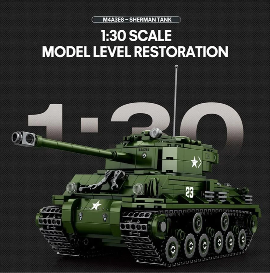 World of Tanks Sherman 836pc Construction Set - Image 3