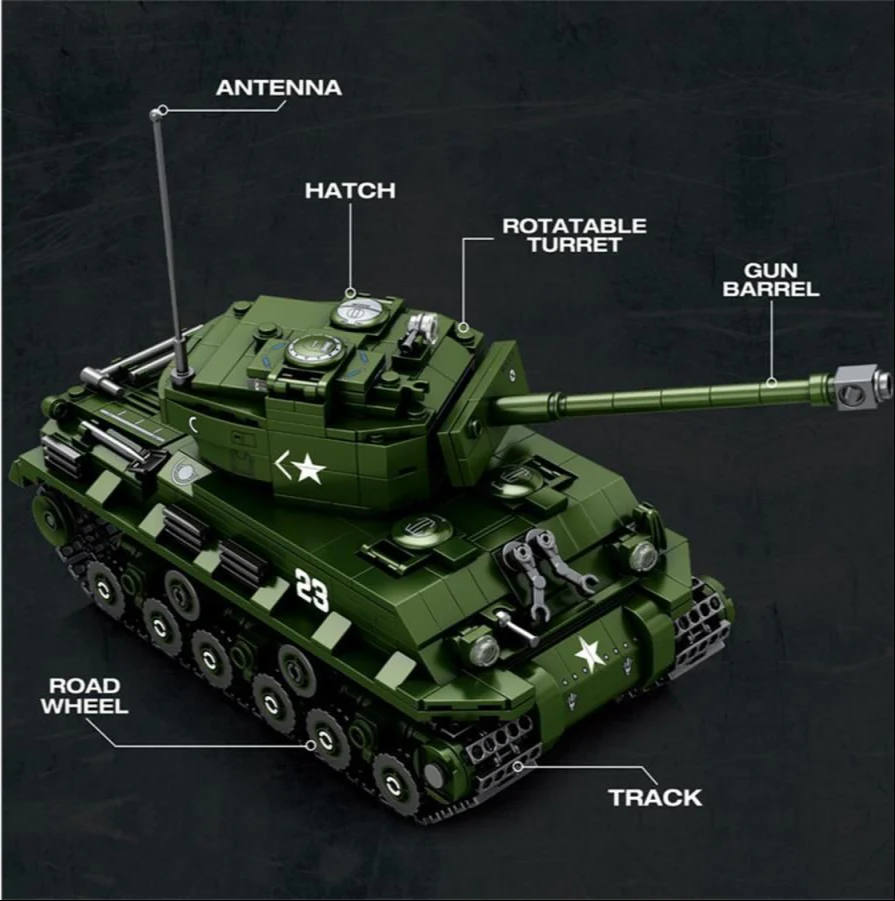 World of Tanks Sherman 836pc Construction Set - Image 5