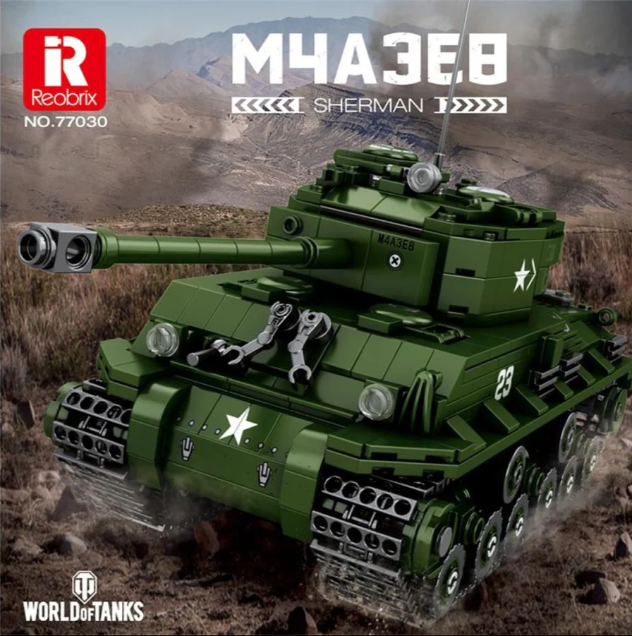 World of Tanks Sherman 836pc Construction Set - Image 7