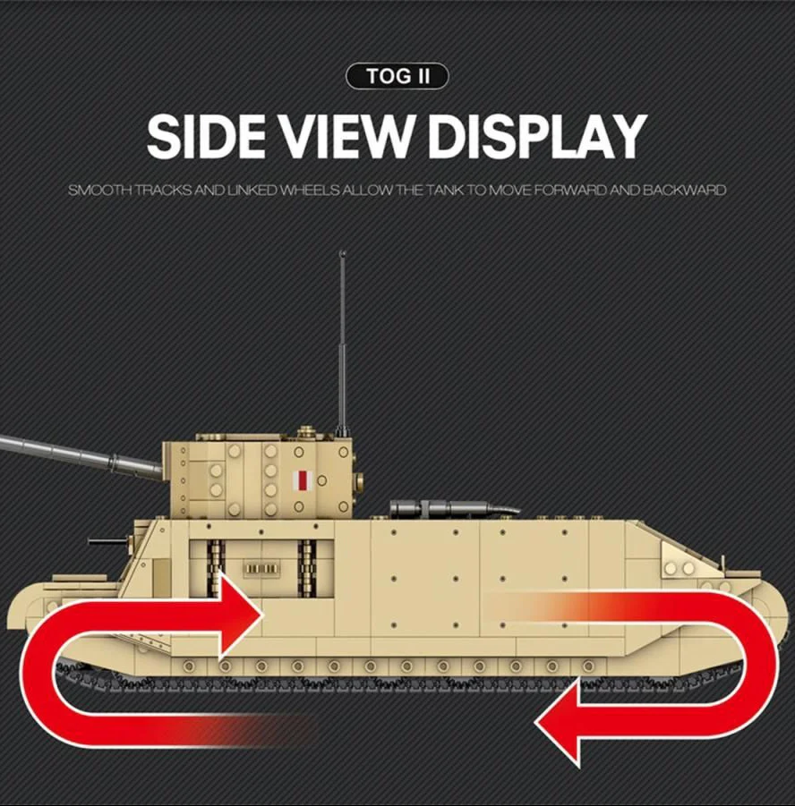 World of Tanks TOG II 1427pc Construction Set - Image 4