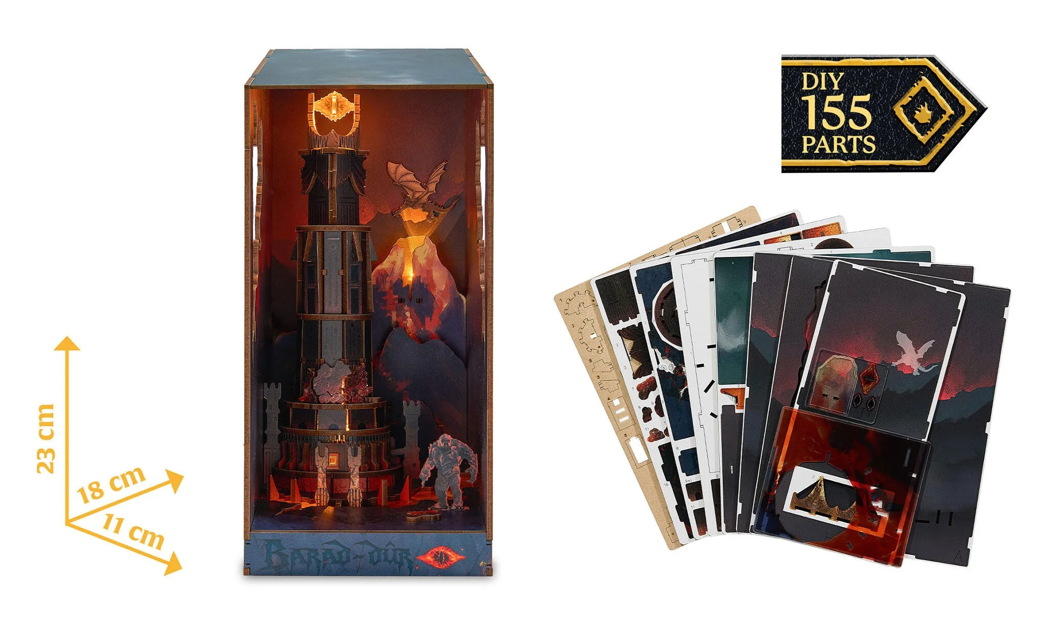 Lord of the Rings Barad-Dur Tiny Adventures Model Kit - Image 3