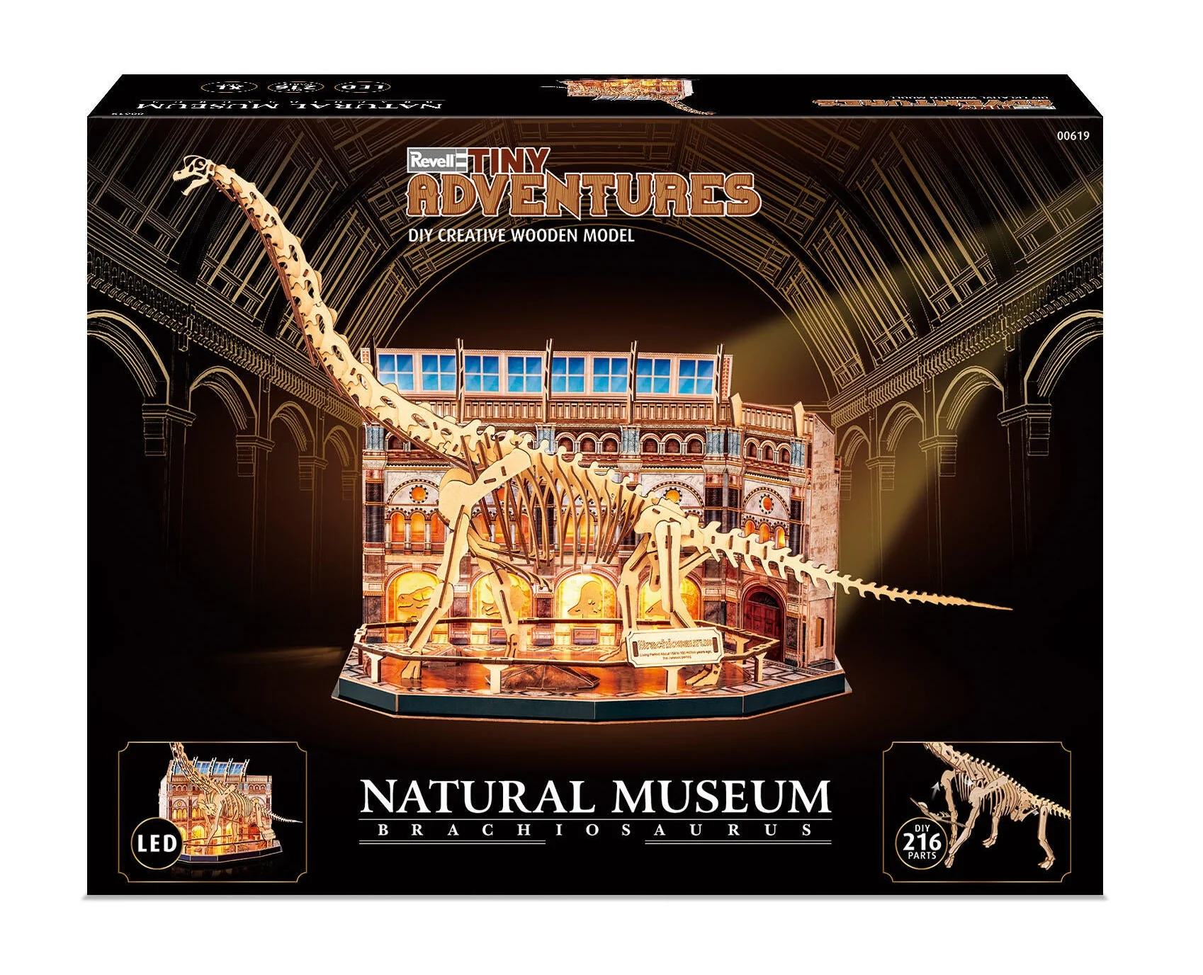 Natural Museum Brachiosaurus Tiny Adventures Model Kit - Image 2