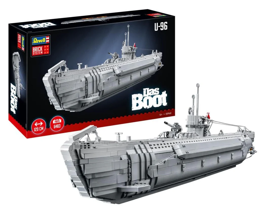 00960 Submarine "Das Boot" - Brick System Model Kit