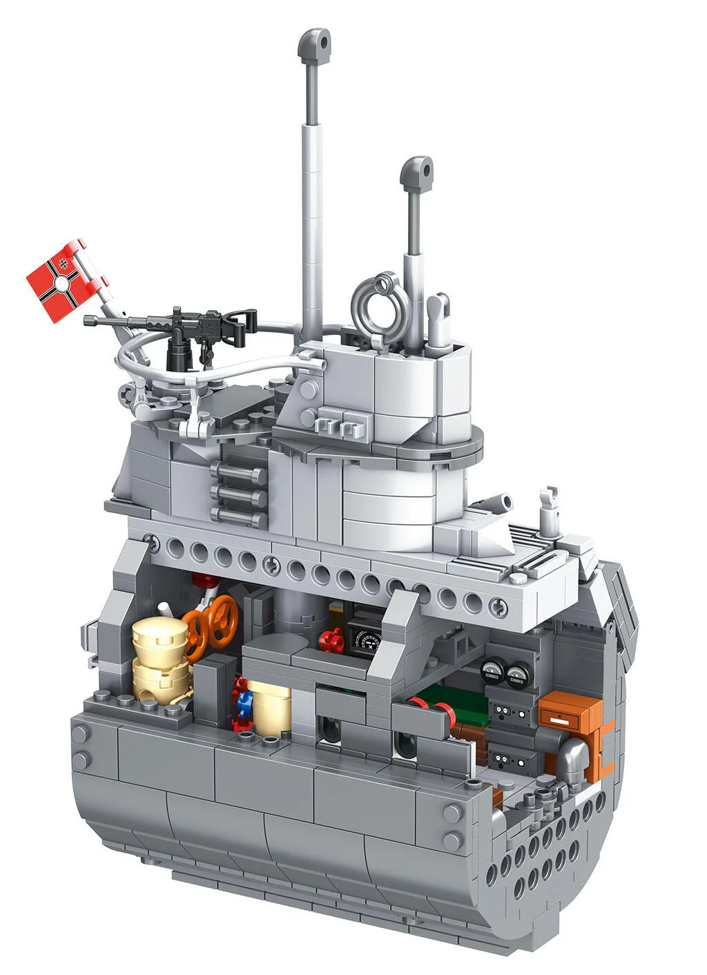 00960 Submarine "Das Boot" - Brick System Model Kit - Image 8