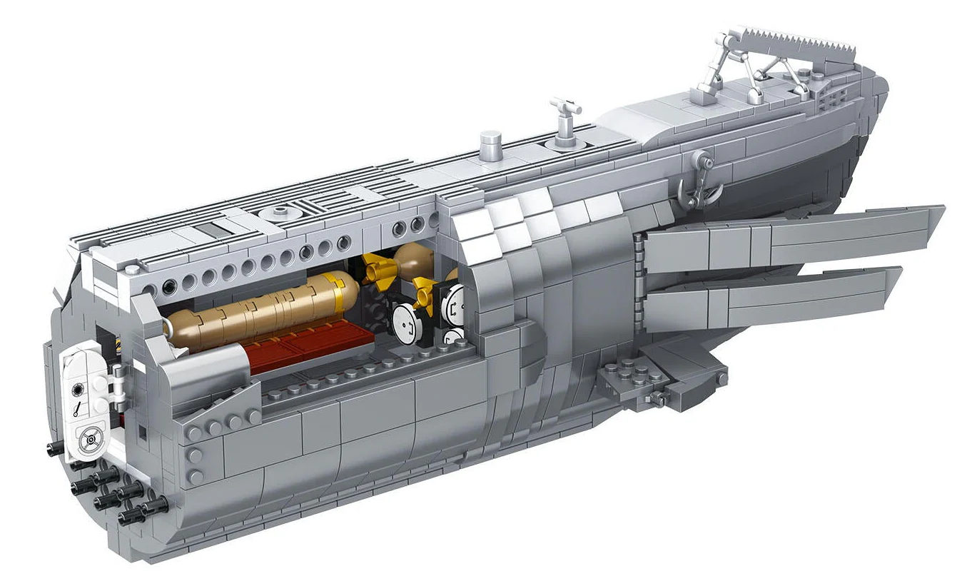 00960 Submarine "Das Boot" - Brick System Model Kit - Image 9