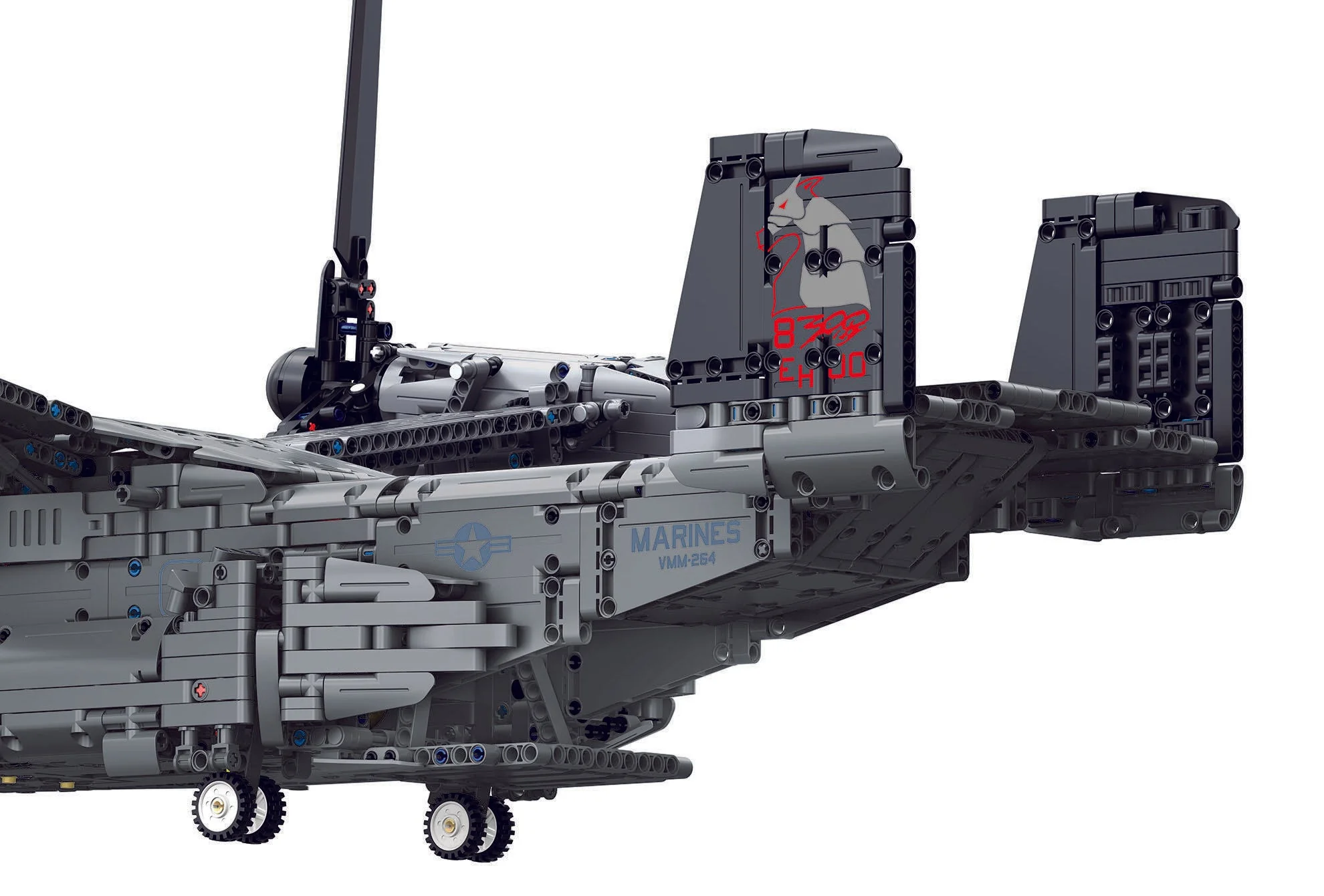 Bell Boeing V-22 Osprey Brick System Model Kit - Image 3