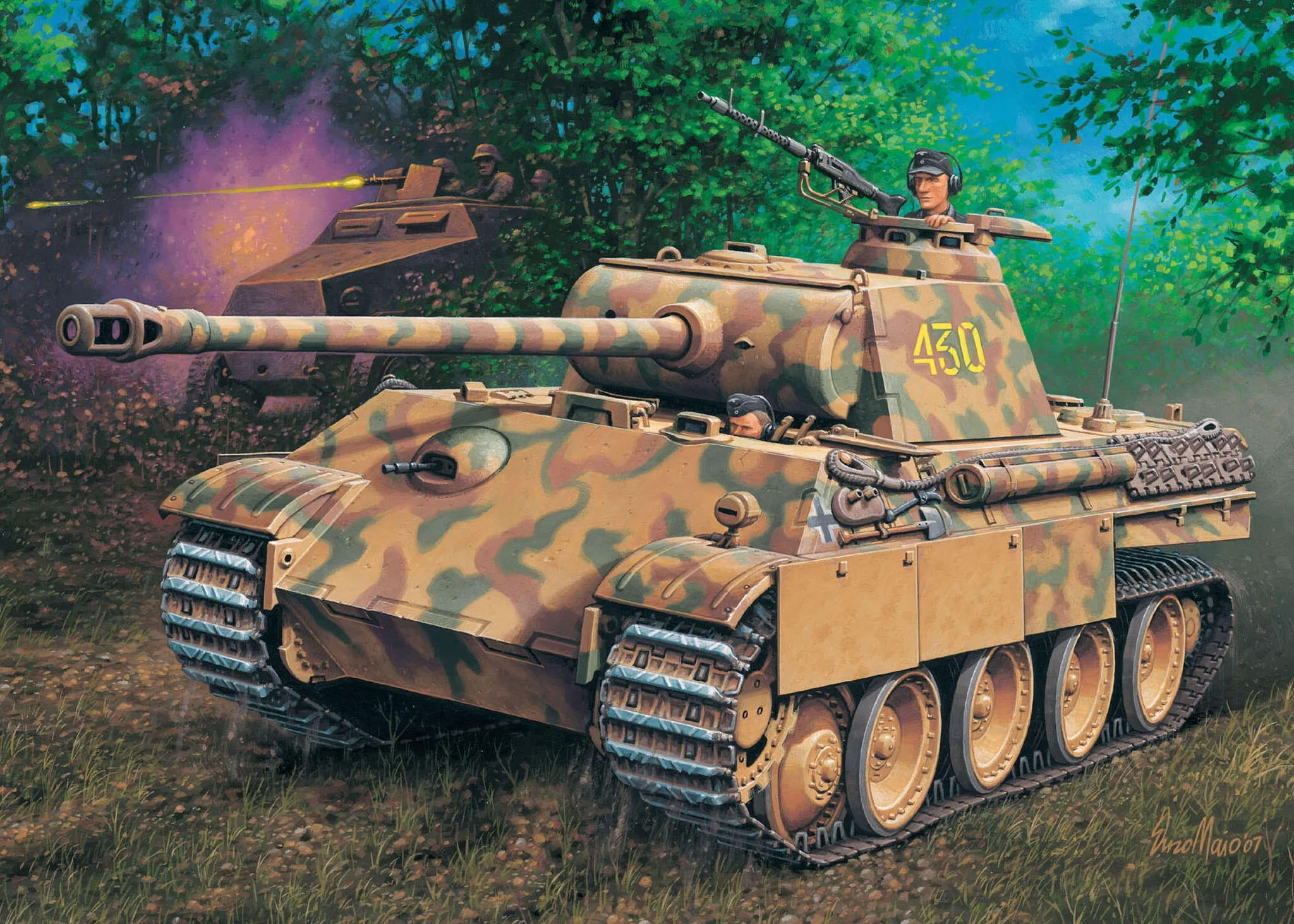 PzKpfw V Panther Ausf.G (Sd.Kfz. 171) Model Kit - Image 3