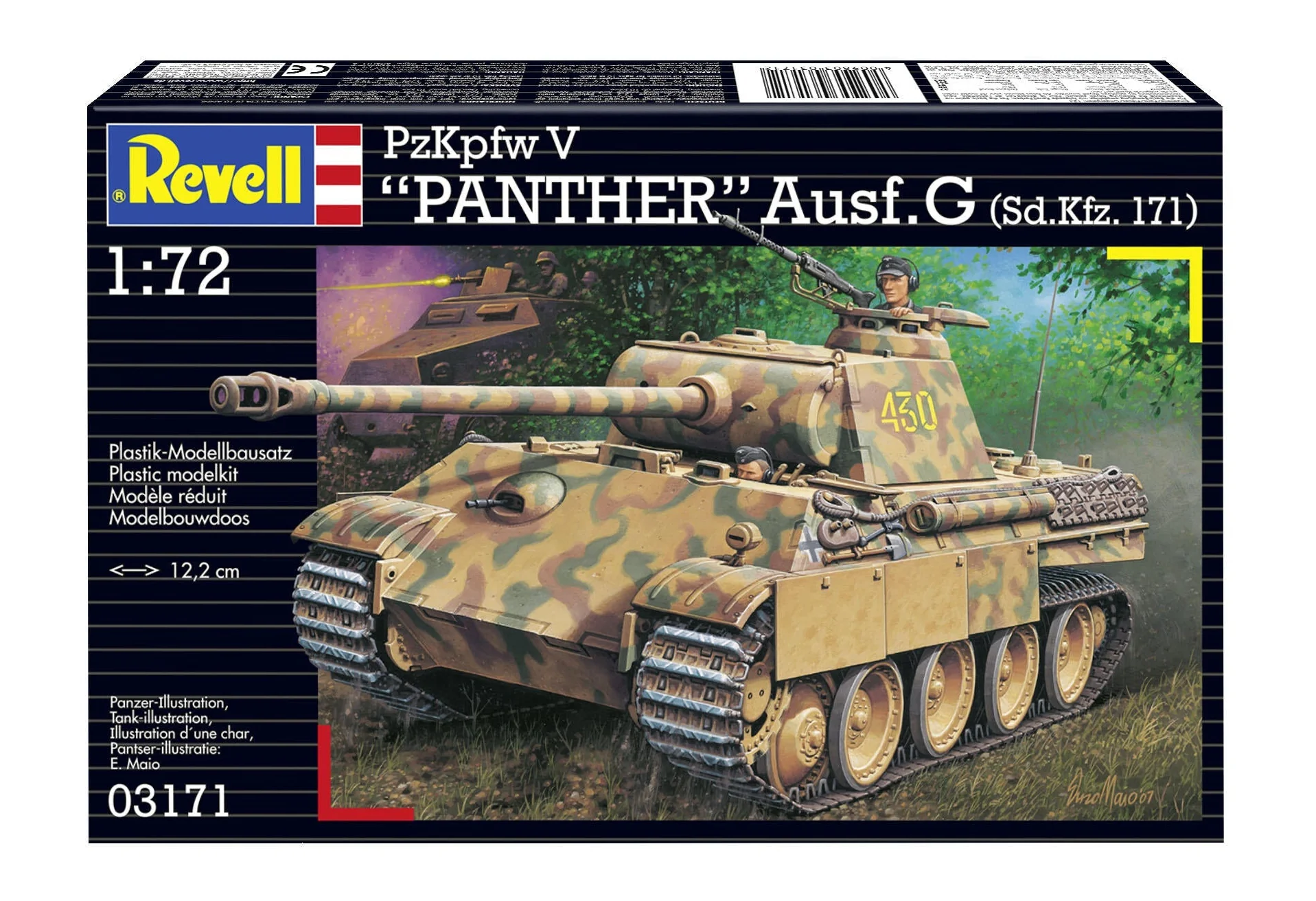 PzKpfw V Panther Ausf.G (Sd.Kfz. 171) Model Kit - Image 4