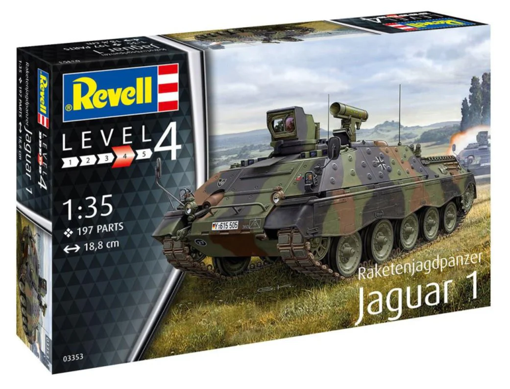 03353 Raketenjagdpanzer Jaguar 1 Model Kit - Image 7