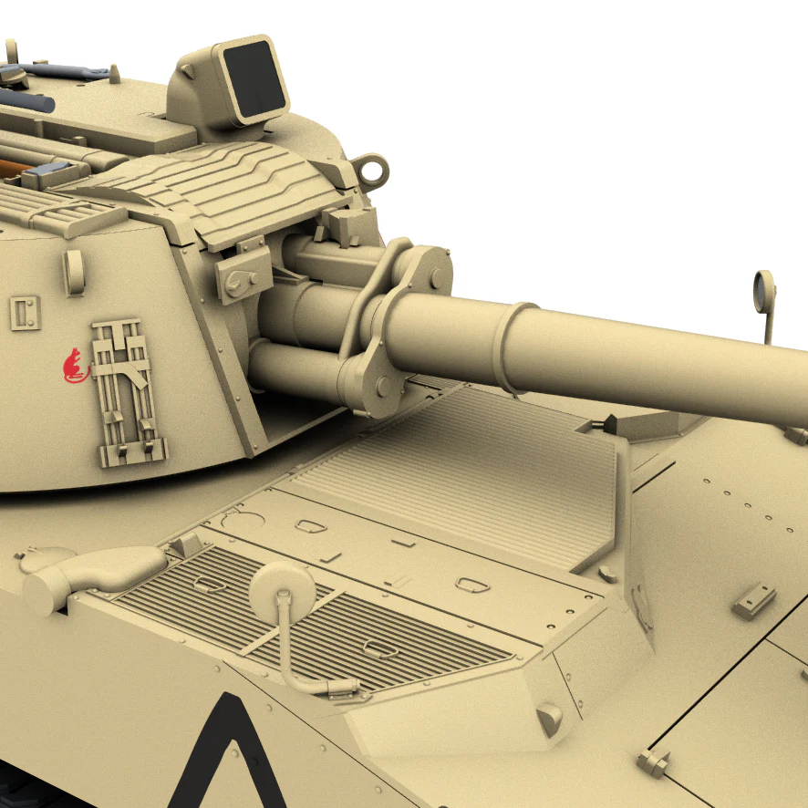 03361 US M109 A2 Tank Model Kit - Image 4