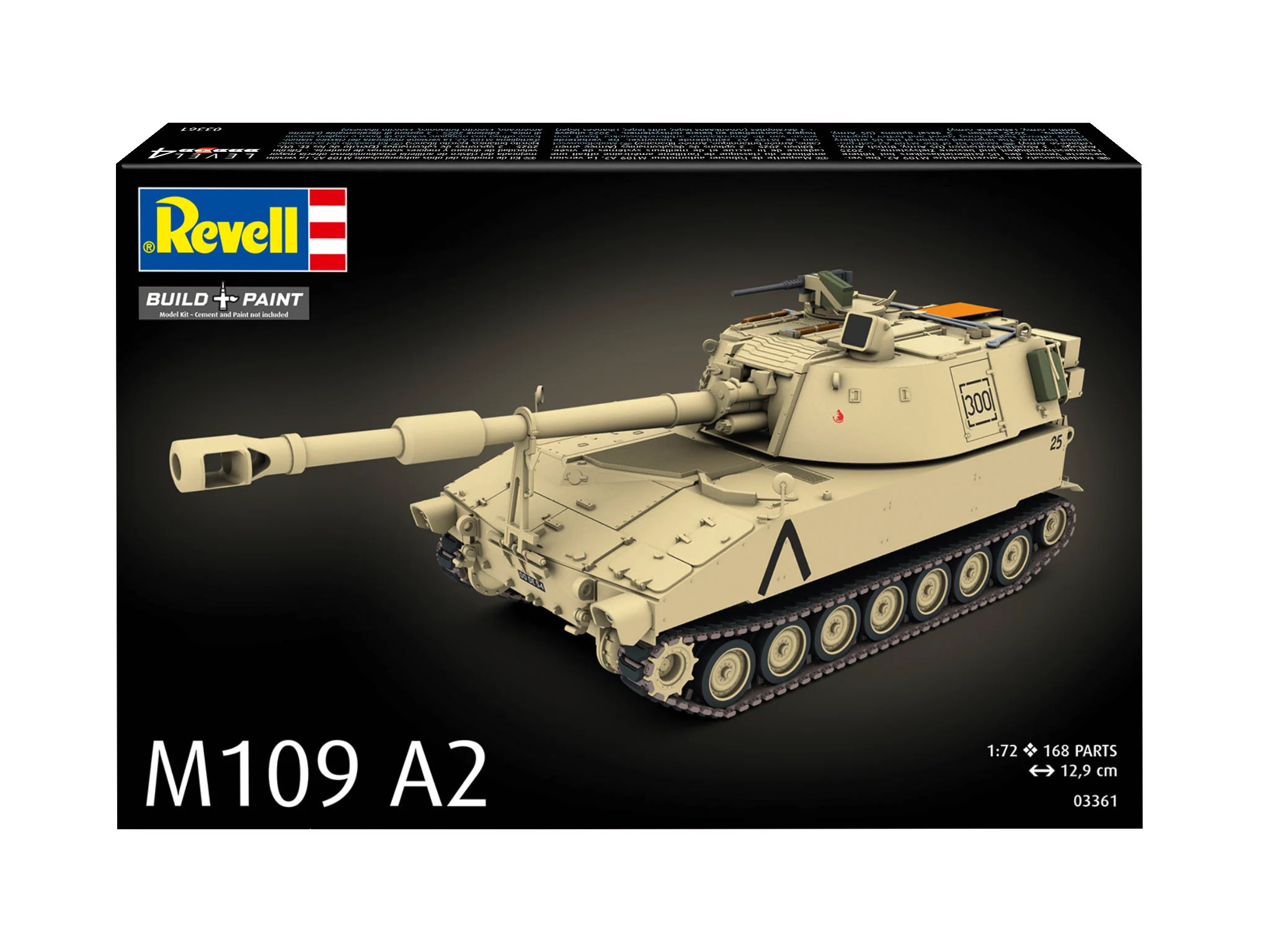 03361 US M109 A2 Tank Model Kit - Image 8