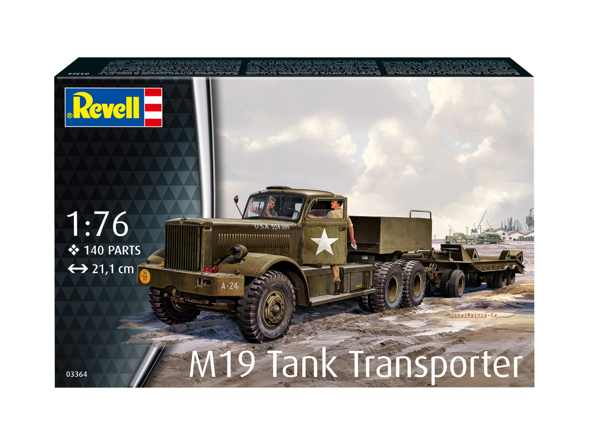 03364 M19 Tank Transporter Model Kit - Image 10