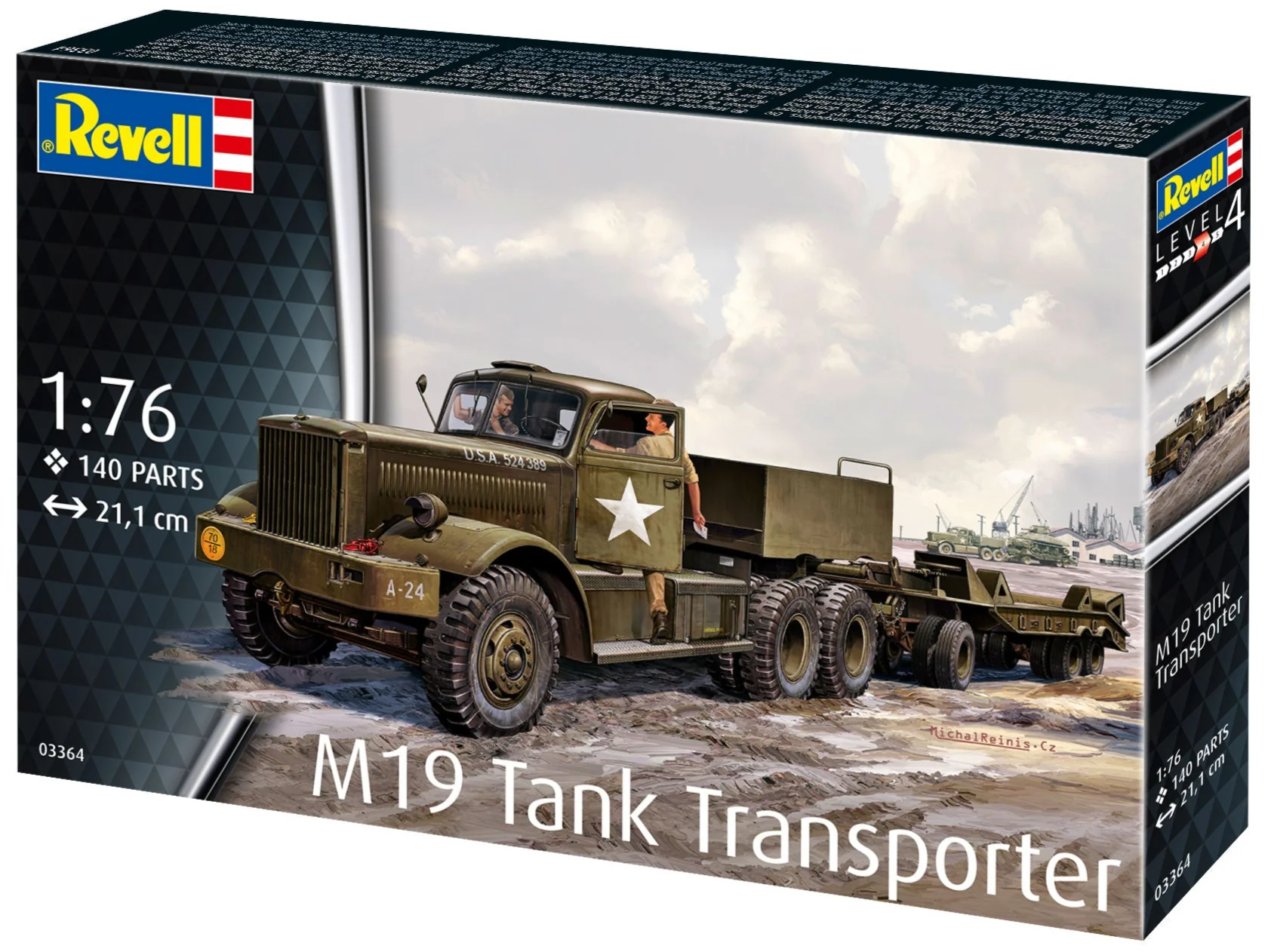 03364 M19 Tank Transporter Model Kit - Image 9