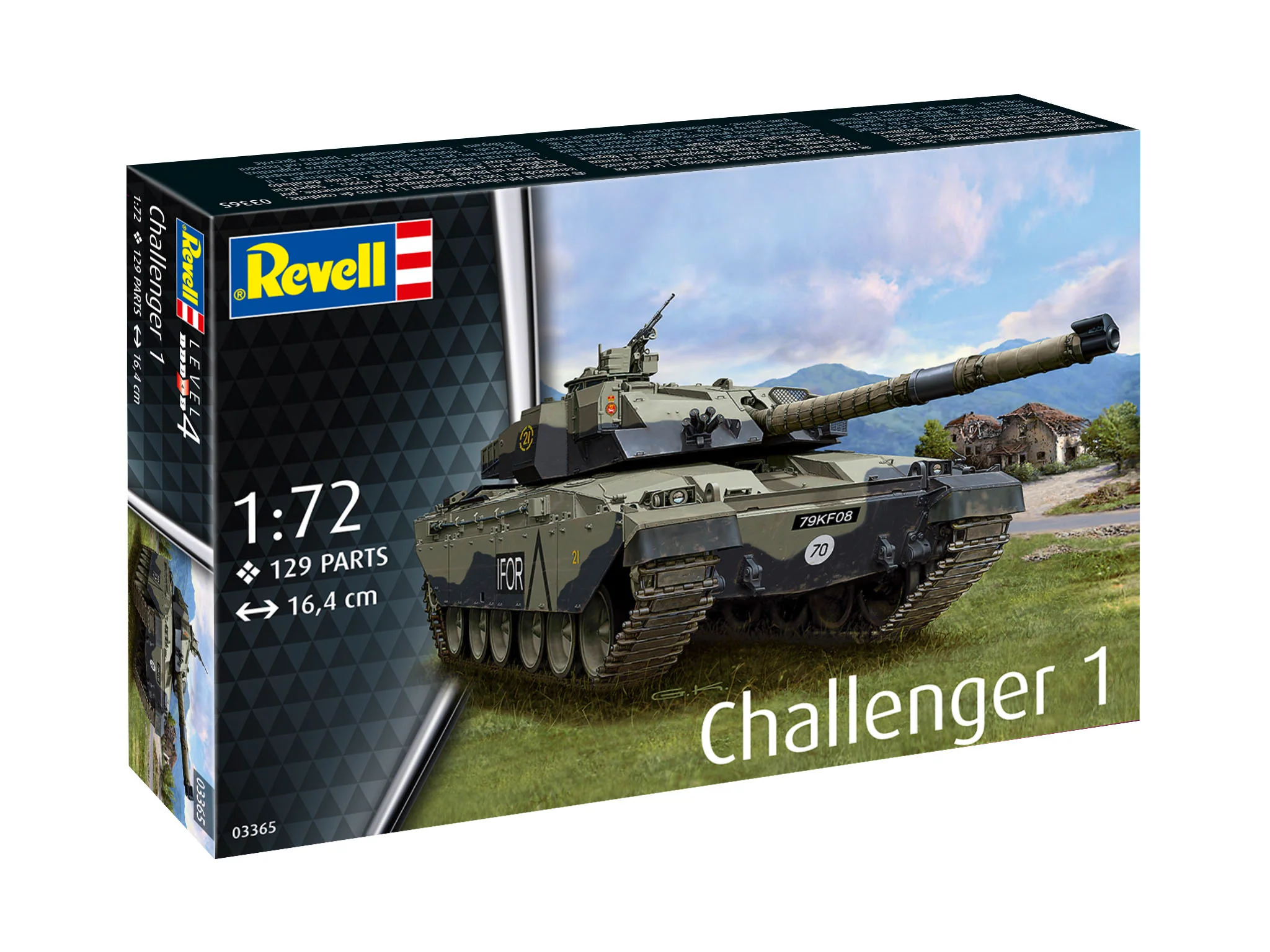 03365 Challenger 1 Tank Model Kit - Image 8