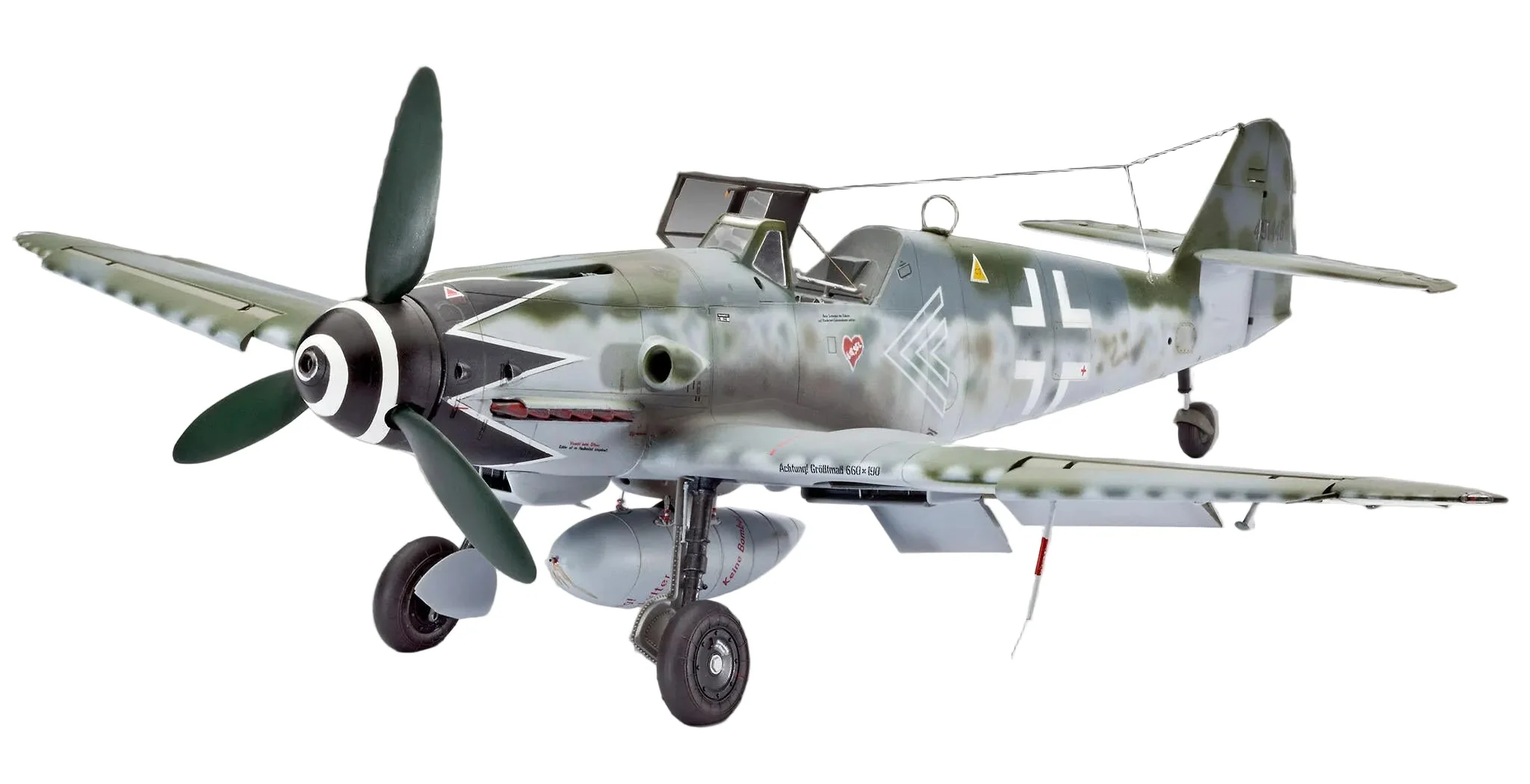 Messerschmitt Bf109G-10 Erla Model Kit - Image 2