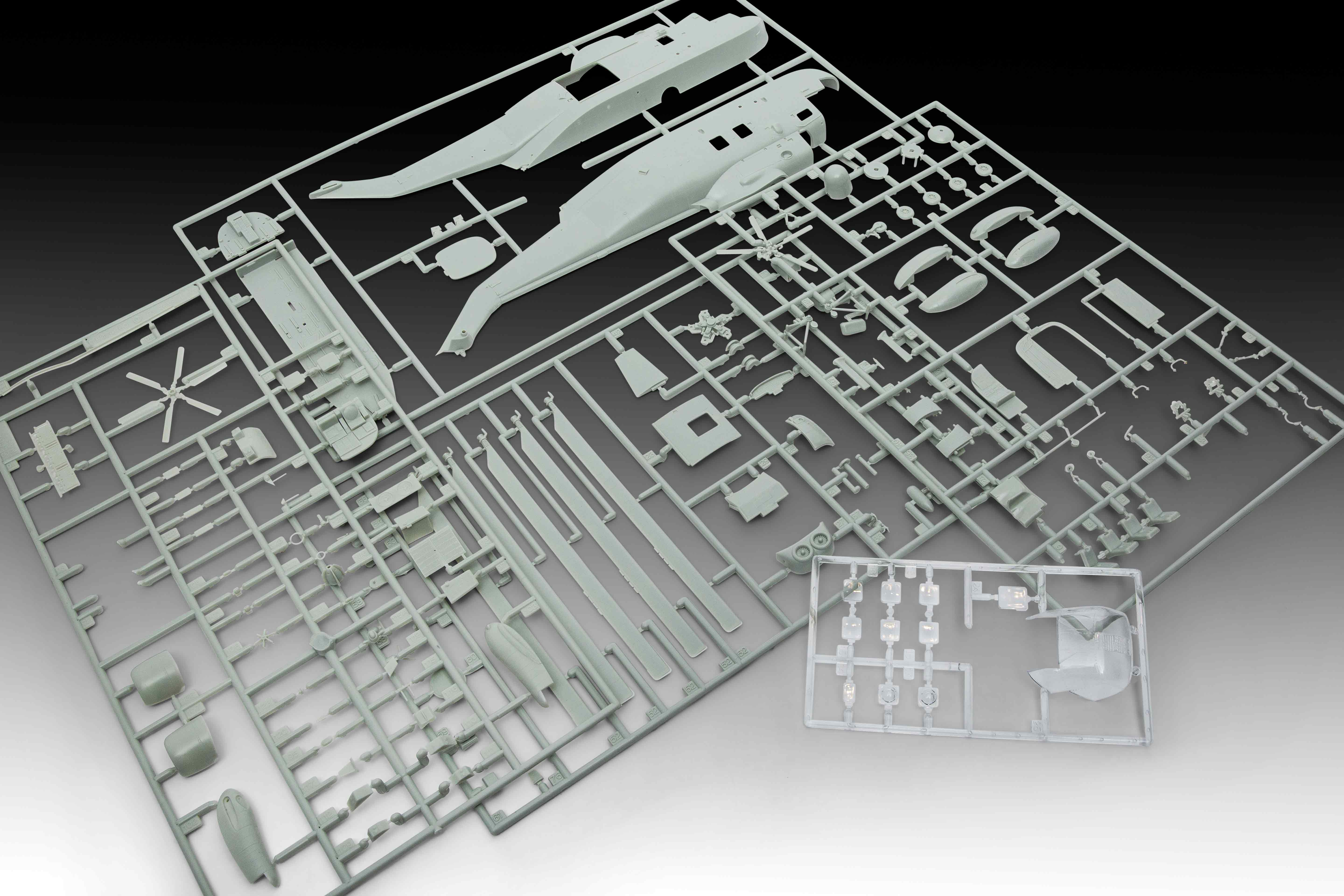 03785 Westland Sea King Mk. 41 Model Kit - Image 7